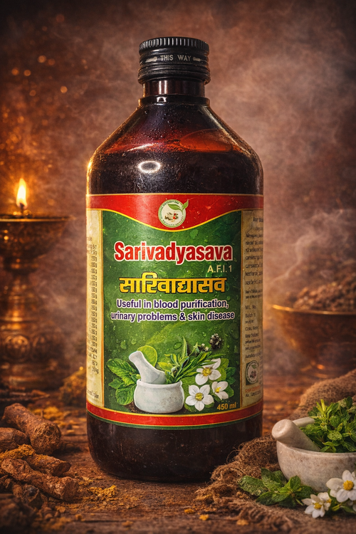 Sarivadyasava (A.F.I.) – Herbal Blood Purifier & Skin Wellness Tonic